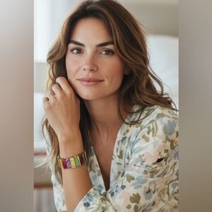 Colorful Mother Of Pearls Bracelet